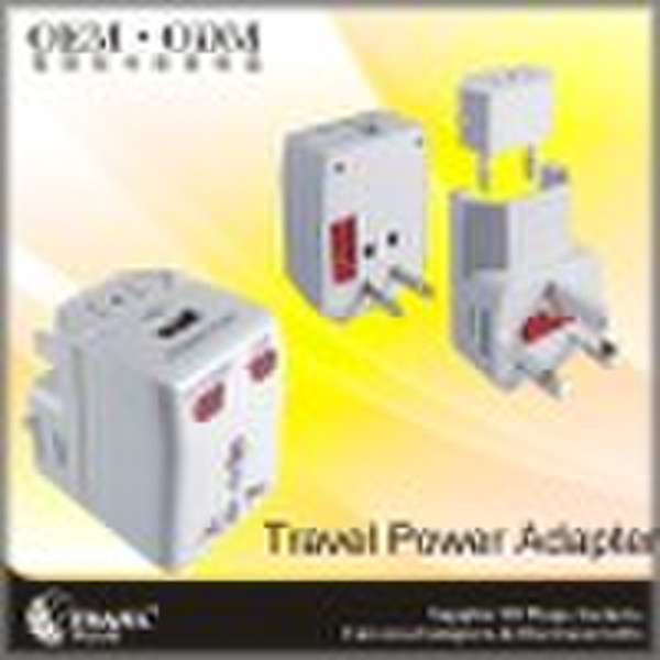 Hot Travel Power Adapter mit USB für iPod, iPhone (