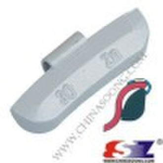 Clip-on Zinc wheel balance weights