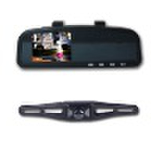 Wireless rearview camera with 3.6-inch TFT LCD col