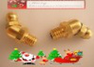 M6 * 1 45-Grad-Messing Schmiernippel