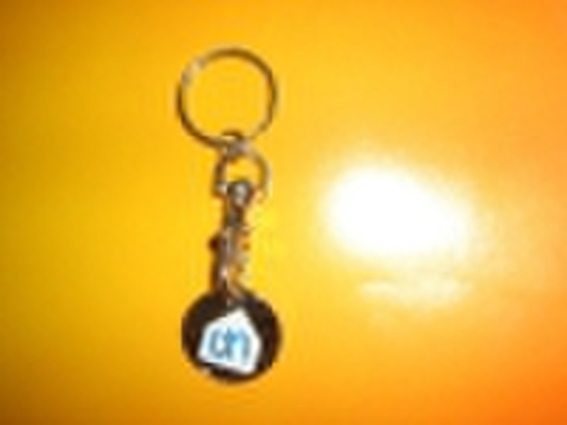 Coin holder,Trolley coin  key chain,Coin key ring