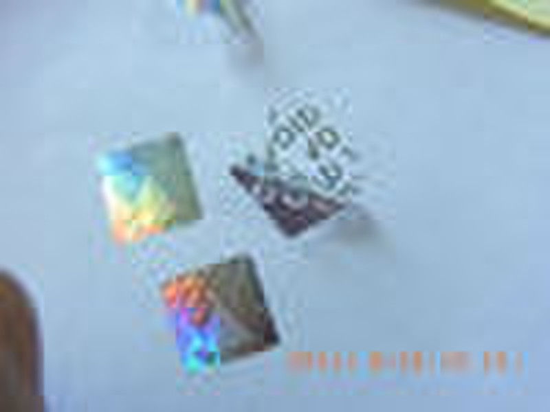 flower shape hologram sticker