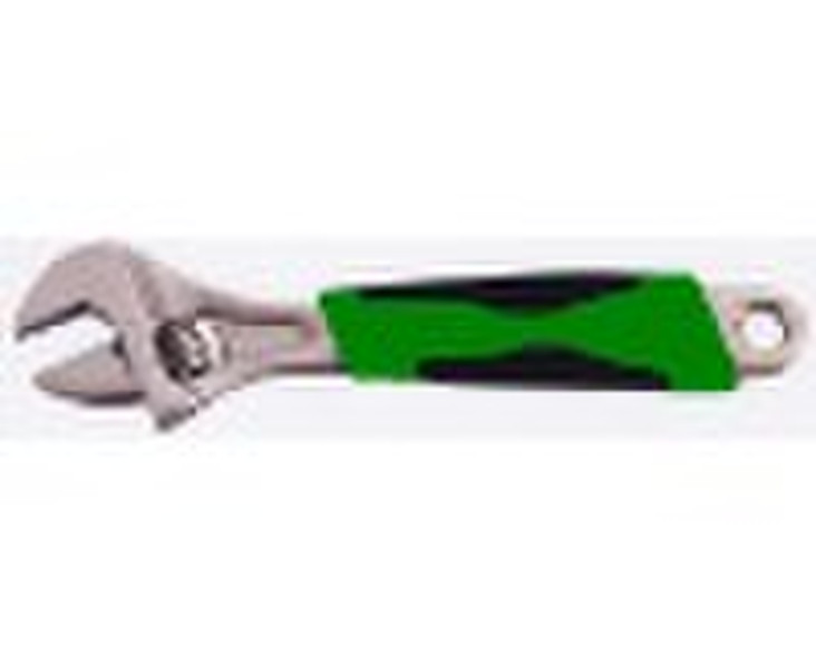 TL02108 adjustable wrench with heavy grip handle