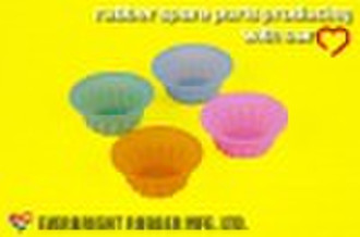shaped silicone baking cups