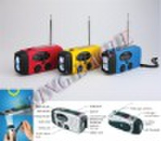 Portable Dynamo LED Torch Radio, LED Flashlights R