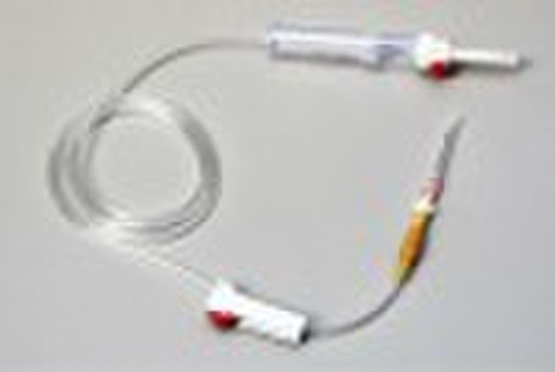 disposable transfusion set for single use