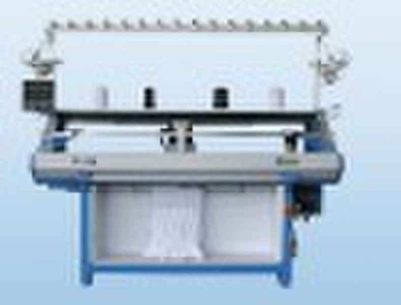 Fully computerized flat knitting machine