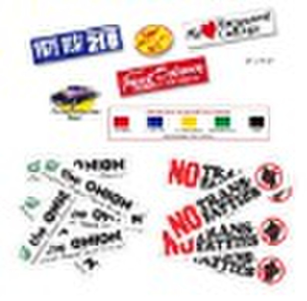 Label decal sticker adhesive sticker promotion sti