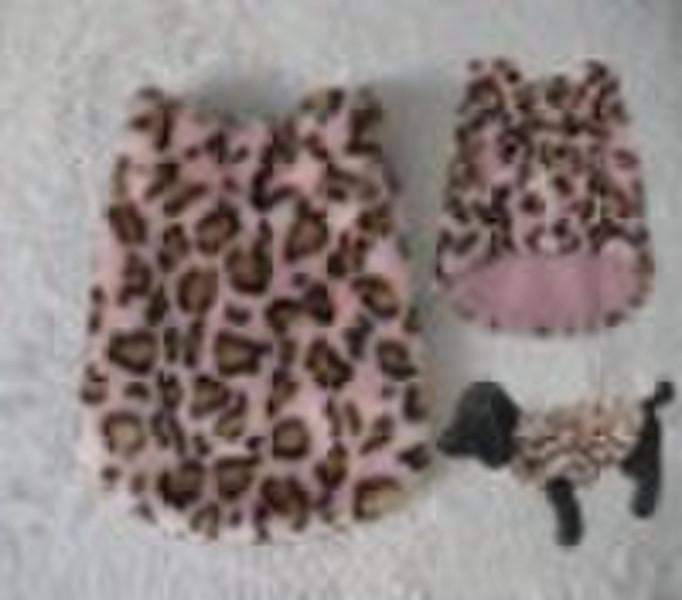 Panther print Pet clothes or dog wearing or winter