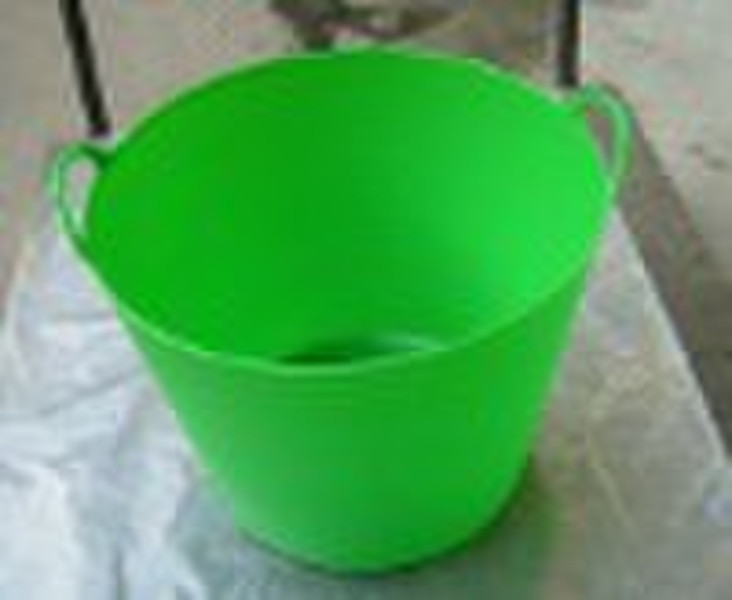 plastic garden bucket, flexible tubtrug bucket, PE