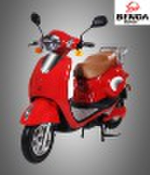 vespa model scooter with petrol gas power