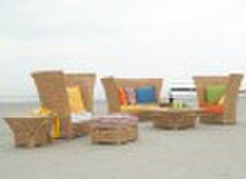 Outdoor-Wicker Sofa setzt