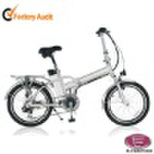 Foldable alloy e-bike with lithium battery