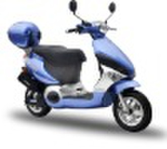 Blue new scooter