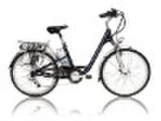 李-电池和铝制框架e-自行车