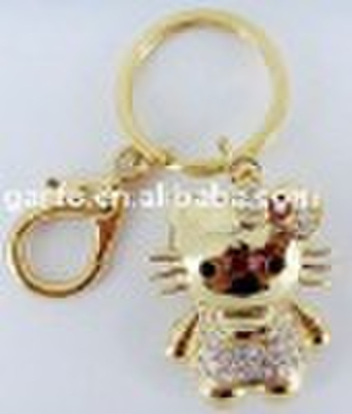 alloy animal pendant-charming hello kitty