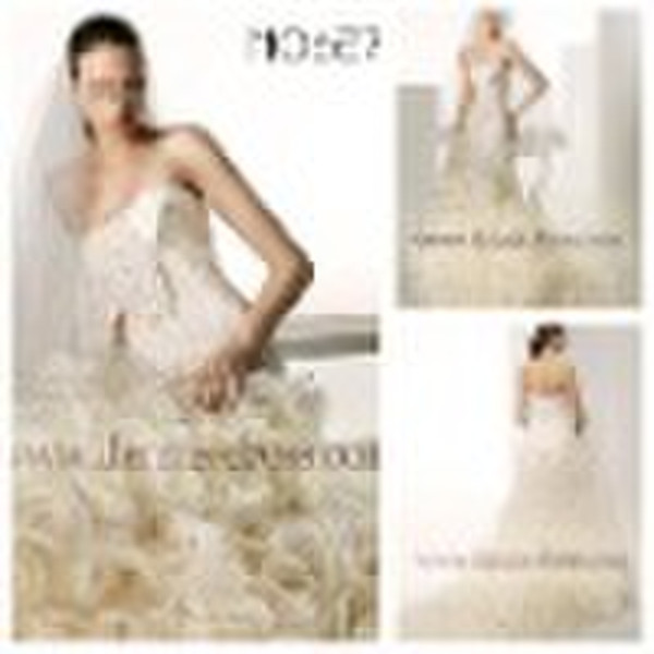 2010年新的风格优美的N0627新娘的裙子