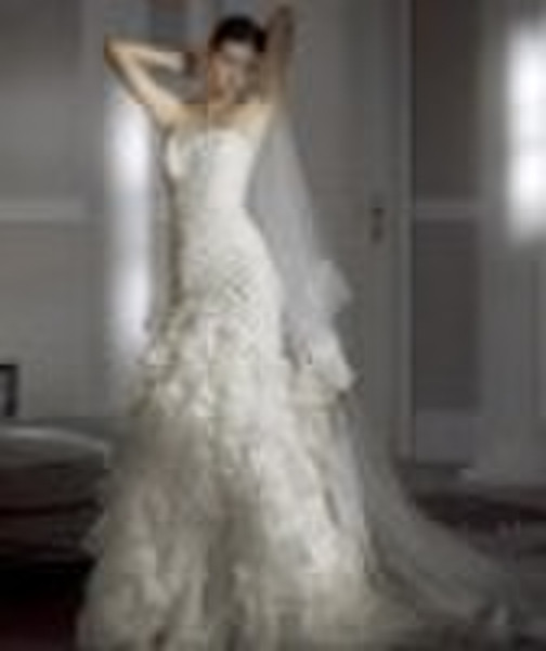 sexy-Beliebt- Neu- schönen Hochzeitskleid + Heiten