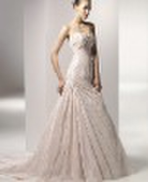 2011 Popular Design Beautiful Bridal Gown XJWJ1027