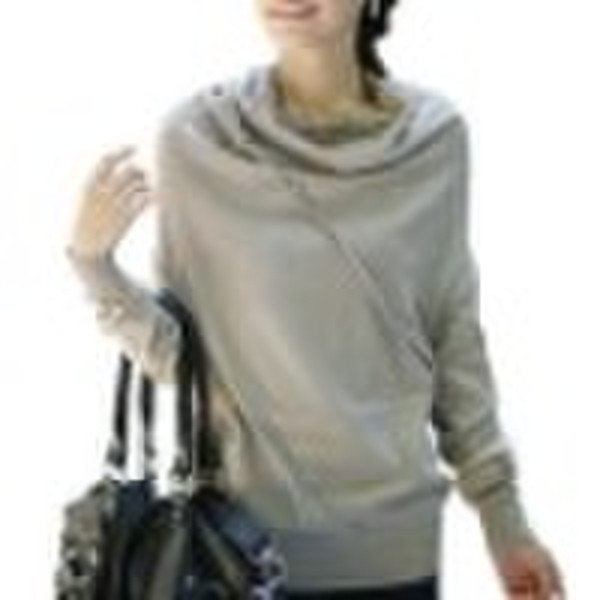 women bat-wing sleeve sweater