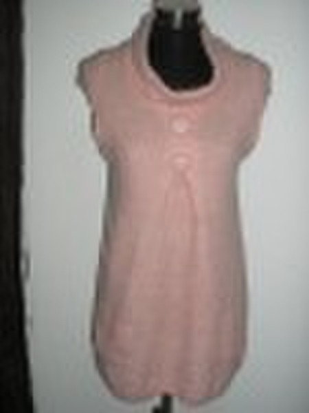 ladies' long pullover sweater