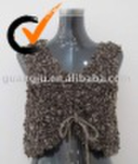 妇女'；s手给你织了件毛衣背心