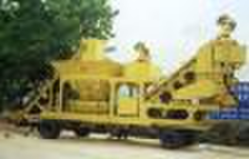 Mobile Concrete Mixing Plant