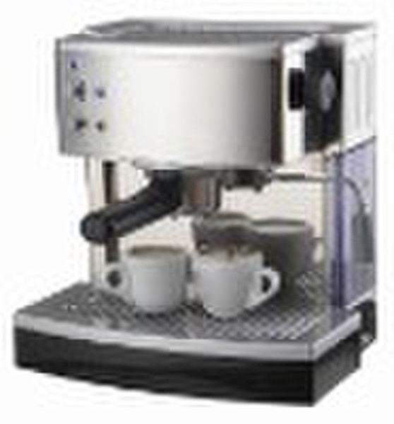 Kaffeemaschine mit Edelstahl-Haus