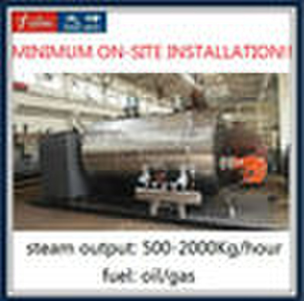 GAS, OIL,COAL-Fired steam boiler (500kg/h 6000kg/h