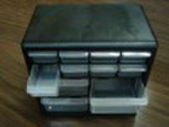 Kunststoff-Box für Werkzeuge mit 12 Schubladen