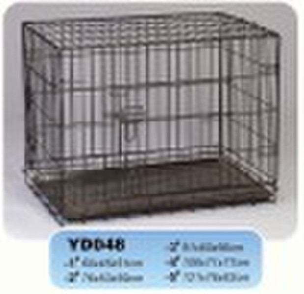 foldable wire dog cage