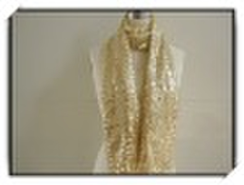 5mm sequin embroidery scarf