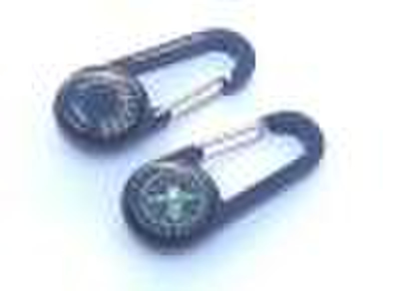 zinc alloy carabiner compass