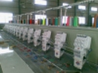 Flat Embroidery Machine with auto-trimmer