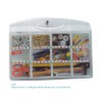 nice plastic case sewing set for household(No13209