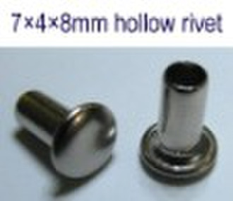 hollow rivet, 7*4*8mm rivet