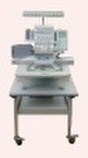 12 needles single head embroidery machine