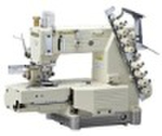 Cylinder-bed multi-needle double chain sewing mach