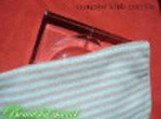 yarn-dyed striped microfiber towel