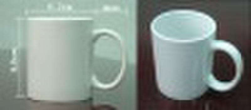 11 oz sublimation coated white/plain mug