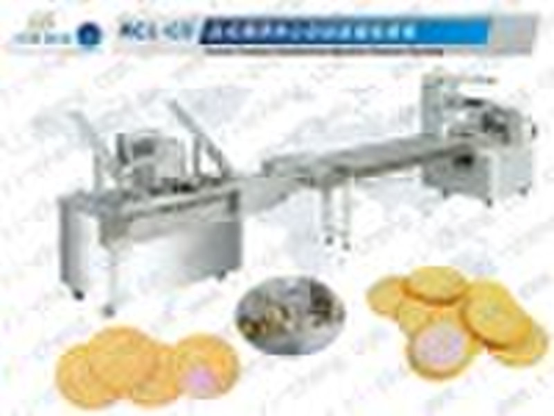 french cookies sandwiching machine