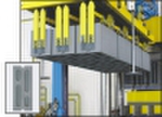 Stacking gripper for hardened bricks