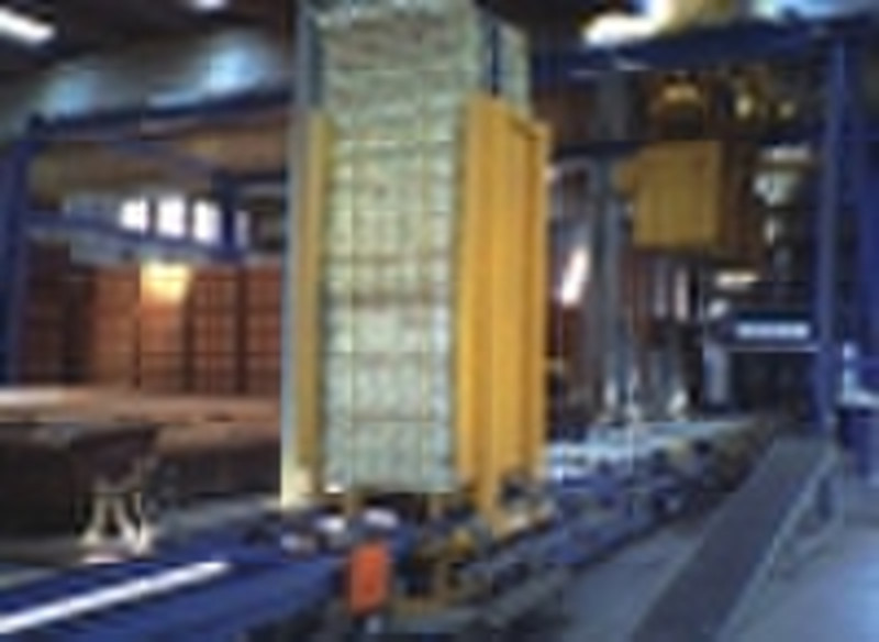 Kiln car unloading and pacing line