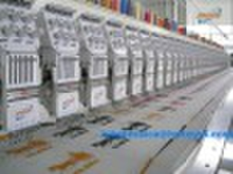 Flat computerized embroidery machine