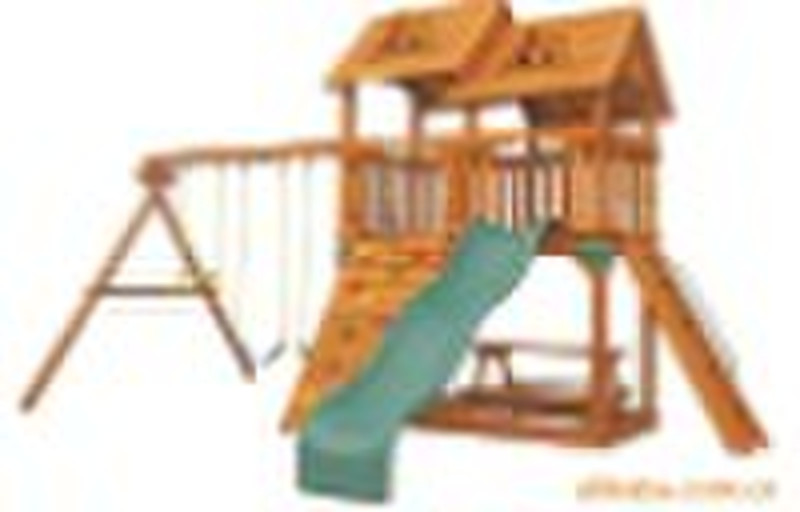 wooden slide
