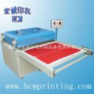 Hydraumatic flat large format sublimation heat tra