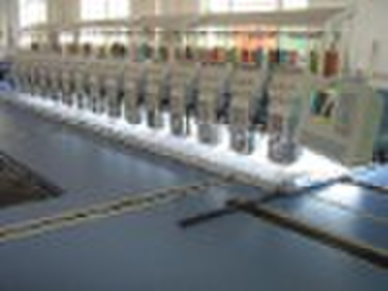 Flat embroidery machine