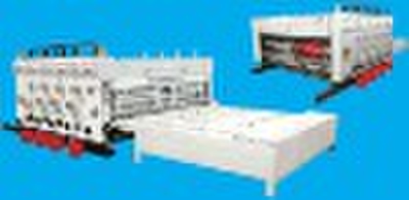 Flexo printer, slotter, die cutter packing machine