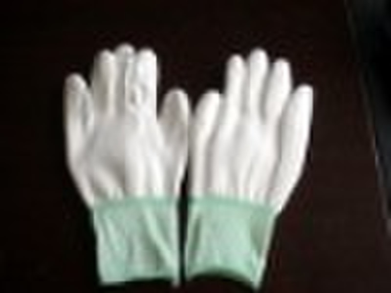 13G nylon PU coated glove