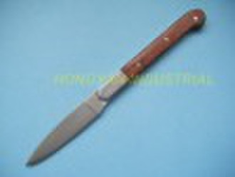 NEW!!  pocket knife with olivewood handle